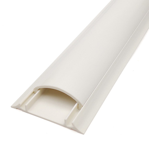 Nhà máy bán dễ dàng gắn đóng cửa nhựa tường cáp dây Bìa <span class=keywords><strong>PVC</strong></span> hệ thống dây điện Duct <span class=keywords><strong>PVC</strong></span> ARC tầng Cáp Trunking ROHS chứng nhận - Product Image 1