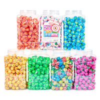 Halal 3D zoete oogbolletjes gelei op maat gemaakt fruitig smaakmakend meerkleurig zacht gummy oogbolletjes kerstfeest snoep Chinees fabriek