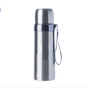 Benutzer definiertes Logo 500ml Vakuum isolierung Wasser Kugelform Flasche Edelstahl Thermoskanne Becher Flasche