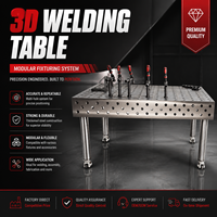 Table de soudage industrielle tridimensionnelle flexible, taille personnalisée, plateforme de soudage 3D avec tous types d'accessoires de gabarits
