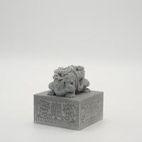 Impression Lion Statue SLM Titane Métal Service D'impression 3d En Métal Personnalisé Impression 3d En Acier Inoxydable