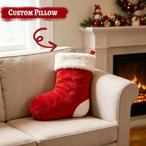 Special Christmas Stuffed Irregular Plush Cushion Festive Gift Pillow for Friends and Family - Product Image 1