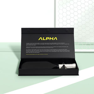 Caja <span class=keywords><strong>de</strong></span> regalo magnética <span class=keywords><strong>de</strong></span> raqueta negra personalizada con tarjeta <span class=keywords><strong>de</strong></span> papel, caja <span class=keywords><strong>de</strong></span> embalaje rígida estilo libro para equipos deportivos - Product Image 4