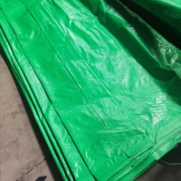 Bâche en PE vert durable, anti-âldonnement, flexible, pour camions, marchandises et stockage agricole