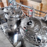Offre Spéciale : Émulsifiant sous vide 500L avec pesage et levage hydraulique pour crèmes, lotions et shampoings