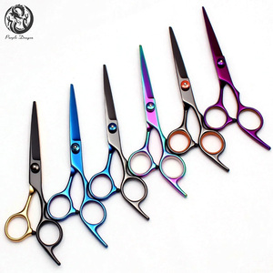 Ciseaux de cheveux professionnels de 6 pouces en acier inoxydable lames tranchantes poignée ergonomique pour Salon barbier maison coupe de cheveux styliste outil 1001 - Product Image 1