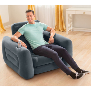 Luxury Double Inflatable <strong>Sofa</strong> Single Folding Lazy <strong>Sofa</strong> <strong>Bed</strong> Backrest Inflatable <strong>Bed</strong> Enlarged <strong>air</strong> Cushion <strong>Bed</strong> - Product Image 3