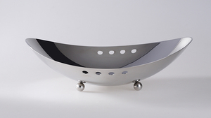 Cesta de frutas multifuncional de acero inoxidable 304 moderna ecológica, cuenco de almacenamiento decorativo para cocina para uso alimentario - Product Image 4