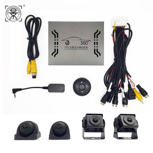 Ô tô xe Birds Eye View Night Vision Hệ thống camera với cảm biến, ODM RoHS, <span class=keywords><strong>7</strong></span> inch TFT <span class=keywords><strong>LCD</strong></span> chia màn hình hỗ trợ đậu xe - Product Image 2
