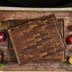 Solid wood cutting board, made of black <b>walnut</b> wood, suitable for home use, kneading and rolling dough, and as a cutting board - Product Image 2