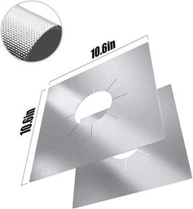 Couvertures <span class=keywords><strong>de</strong></span> brûleur <span class=keywords><strong>de</strong></span> poêle en PTFE pour cuisinière à <span class=keywords><strong>gaz</strong></span> 27*27 CM Couvertures <span class=keywords><strong>de</strong></span> poêle lavables antiadhésives avec protecteurs résistants à la chaleur pour la cuisine - Product Image 5
