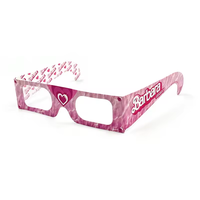 Lunettes 3D en carton réalistes à prix d'usine, vente en gros, lunettes de cinéma à spectre séparé Chromadepth