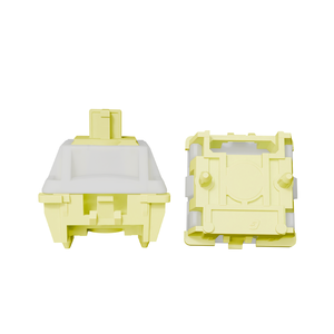 Interrupteur magnétique linéaire GATERON Ukeebs Snowy Yellow pour clavier mécanique, personnalisé, avec joint acoustique, pour jeux, capteur Hall - Product Image 2