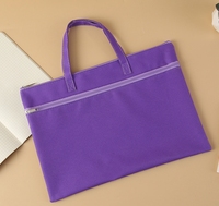Bolsa de conferencia impermeable de material Oxford de gran capacidad a precio de fábrica con bolsa de documentos con logotipo personalizado