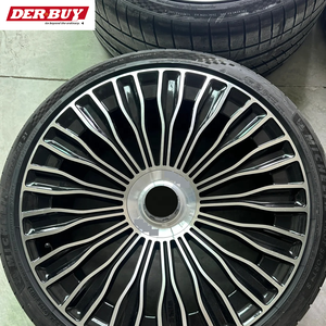 Piezas de ajuste para Merce des W221 W222 W223 cubo de rueda para W221 a W223 May Bach estilo forja fundición llantas de cubo de rueda personalizadas - Product Image 2