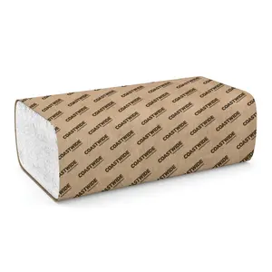 Customized Packing Wholesale Single wood pulp fold 1ply interleaved Hand paper towel interfold V-Fold paper towel