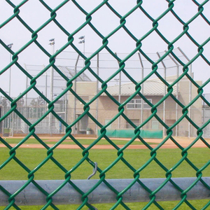 Bền vững bán buôn ngành công nghiệp sử dụng nhúng nóng mạ kẽm PVC tráng dây sắt lưới Chuỗi liên kết hàng rào cho bóng chày lĩnh vực - Product Image 2