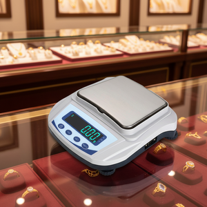 <span class=keywords><strong>Balance</strong></span> <span class=keywords><strong>de</strong></span> laboratoire numérique avec cellule <span class=keywords><strong>de</strong></span> charge professionnelle Structure solide et étalonnage complet Utilisation comme <span class=keywords><strong>balance</strong></span> scientifique ou chimique - Product Image 1