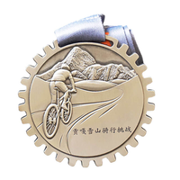 Médailles en métal personnalisées pour les courses de vélo, triathlon, duathlon, récompenses et souvenirs