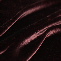 Tissu en velours de soie Royal Heavy Custom Graceful 100% Soie 100% Viscose pour Textile de Maison Rideaux Pantalons Chemises