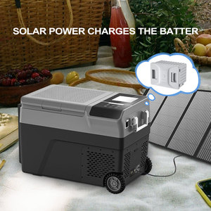 Máy nén khí điện chạy bằng pin năng lượng mặt trời di động 38L làm lạnh trực tiếp, tủ lạnh ô tô mới, máy làm đá, sử dụng ngoài trời, gia đình, khách sạn - Product Image 5