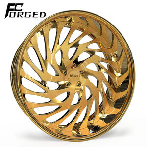 Jantes forgées T6-6061 de 24, 26, 28, 30 pouces, jantes personnalisées pour voitures avec lèvre de 5 à 12 pouces - Product Image 2