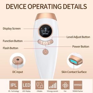 가정용 제모 도구 개인 부품 입술 머리 허벅지 광자 회춘 제모 기계 휴대용 얼음 - Product Image 3