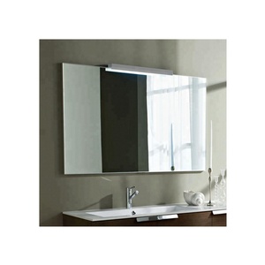 Modern <b>Silver</b> Style Factory Wholesale Explosion-Proof Tempered Frameless Round/Oval Bathroom <b>Mirror</b> 6mm Wood Beveled Polished - Product Image 3