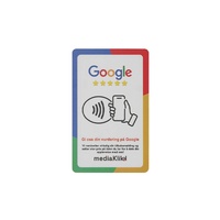 Carte NFC Tap Google Review, carte cadeau de fidélité en PVC imperméable pour les magasins de détail, les supermarchés et les entreprises