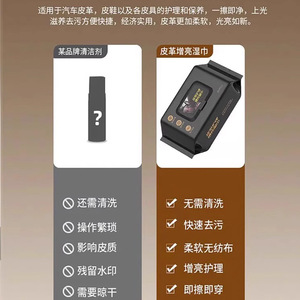 Leather Care Wet Wipes For <b>Car</b> <b>Interior</b> Cleaning And Polishing Disposable With Soft Nonwoven Cloth - Product Image 1
