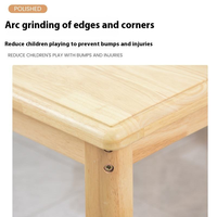 Moderne Massivholz Ergonomische Tische und Stühle Set für Babys und Kinder - Langlebige & Umweltfreundliche Kindergartenmöbel