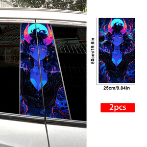 Pegatina Universal Cool <span class=keywords><strong>Girl</strong></span> para ventana de coche, Pilar B, envoltura de vinilo, accesorios para carrocería de coche, calcomanías decorativas, pegatinas para coches, SUV, Jeep - Product Image 6
