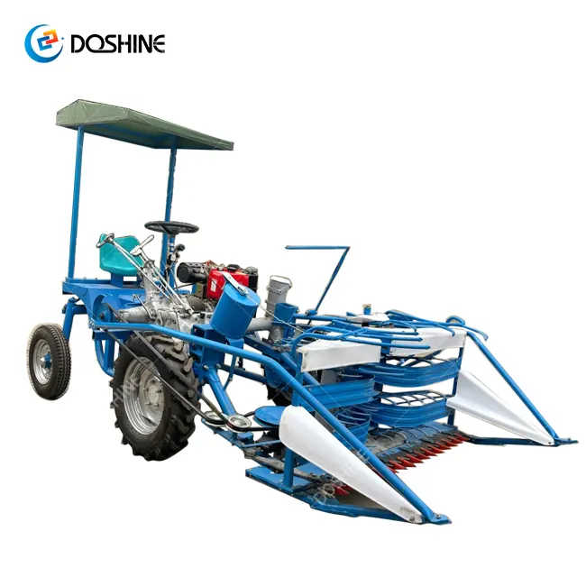 Segadora de arroz y trigo, máquina de encuadernación pequeña de cuatro ruedas, segadora de hierba, precio cosechadora montada en tractor de paquistaní