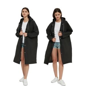 معطف مطر EVA مخصص الشعار للاستخدام الخارجي، غطاء مطر محمول، بونشو مطر قابل لإعادة الاستخدام ومقاوم للماء، سترات مطر للمخيمات - Product Image 4