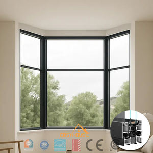 Fenêtre en baie en aluminium certifiée NFRC, à double vitrage, écoénergétique, pour le marché américain - Product Image 1