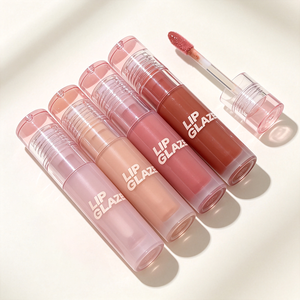 Gloss à lèvres végétalien personnalisé avec logo, effet miroir, brillance intense, repulpant, hydratant, non collant, résistant à la fuite, longue tenue, rouge à lèvres liquide - Product Image 1