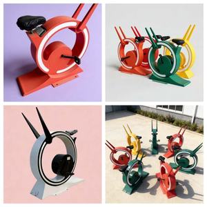 دراجة تمارين منزلية فاخرة بمقاومة مغناطيسية عالية وتشغيل هادئ مع ألعاب تفاعلية للتدريب في صالة الألعاب الرياضية المنزلية - Product Image 4