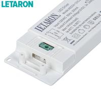 Alimentation électrique à tension constante 12V 24V 60W compatible avec les environnements humides, classe 2 UL FCC, pour bande LED de salle de bain