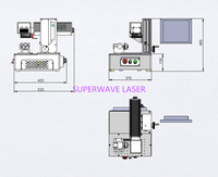 Mesin Penanda Laser Fiber Desktop 20W Baru 100x100mm 1064nm Berpendingin Udara Galvo Engraver untuk Logam Plastik Papan Nama Perhiasan DXF