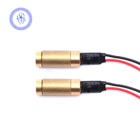 Module laser vert DC 3,7 V 532 nm 50 mW, mise au point par points réglable sans dissipateur thermique