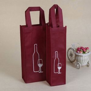 Bolsa de Regalo para Vino, Bolsa de Embalaje para una Sola Botella, Laminada, No Tejida, con Logotipo Imprimible, Ecológica - Product Image 2