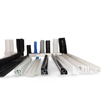 Perfil de UPVC, Riel Deslizante de Extrusión de Plástico con Bisel de PVC, Ecológico, Duradero y de Funcionamiento Suave