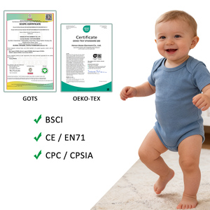 ชุดรอมเปอร์เด็กแบบคล้องไหล่ ผ้าฝ้ายออร์แกนิค 100% ชุดนอนเด็กแบบจั๊มสูท - Product Image 2