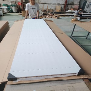 Panneau d'acupression personnalisé en usine Panneaux de bois rainurés en bois panneau d'acupression intérieur de décoration murale - Product Image 6