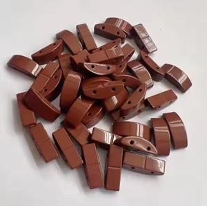 Nâu Tourmaline tự nhiên hạt vòng cổ và vòng đeo tay thiết lập đàn hồi Chuỗi vòng năng lượng cơ thể áp dụng đồ trang sức - Product Image 1