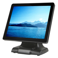 Monitor de Pantalla Táctil Múltiple de 15 Pulgadas a Prueba de Polvo y Agua con Logotipo OEM de Fábrica, Pantalla de Punto de Venta para Negocios de Restaurantes