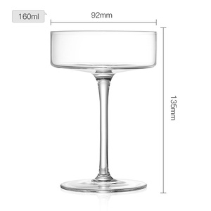 Vaso de Cristal Moderno para Beber, Vaso de Cóctel Único, Arte de <span class=keywords><strong>Bar</strong></span>, Vaso de <span class=keywords><strong>Margarita</strong></span> con Tallo, Vaso de Martini, Vasos, Cristalería - Product Image 2