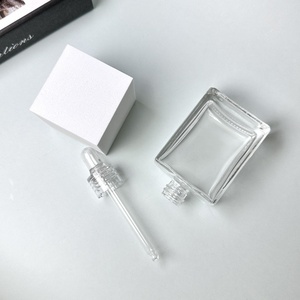 30ml, <span class=keywords><strong>50ml</strong></span>, 100ml, 120ml trong suốt phẳng vuông hình chữ nhật mỹ phẩm Chai Thủy Tinh rỗng Nước hoa nhỏ giọt dầu Huyết thanh chai - Product Image 3