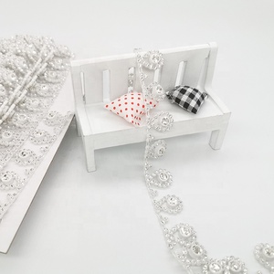 Mode une rangée ss6 ss8 Larme transfert cristal strass pierre décor baguage strass chaîne de coupe - Product Image 3