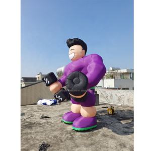 Publicité extérieure pour les clubs de fitness et les salles de sport gonflables, ballons géants gonflables promotionnels en forme de muscul homme - Product Image 4